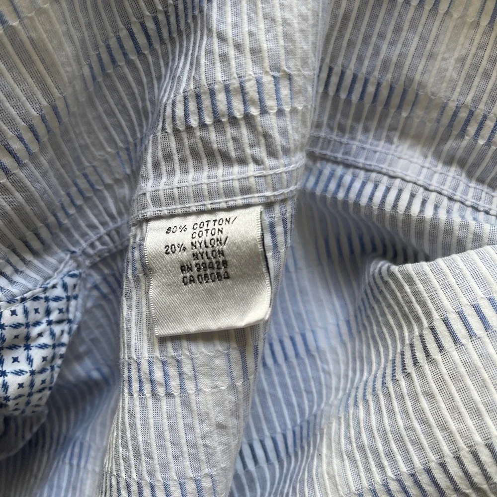 Bugatchi Men's Button‎ Front Short Sleeve Shirt - Picture 6 of 7